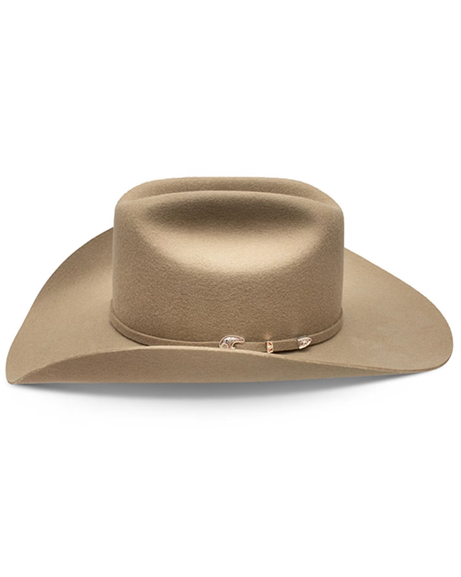 Felt Cowboy Hat with Cattleman Crease and Leather Sweatband