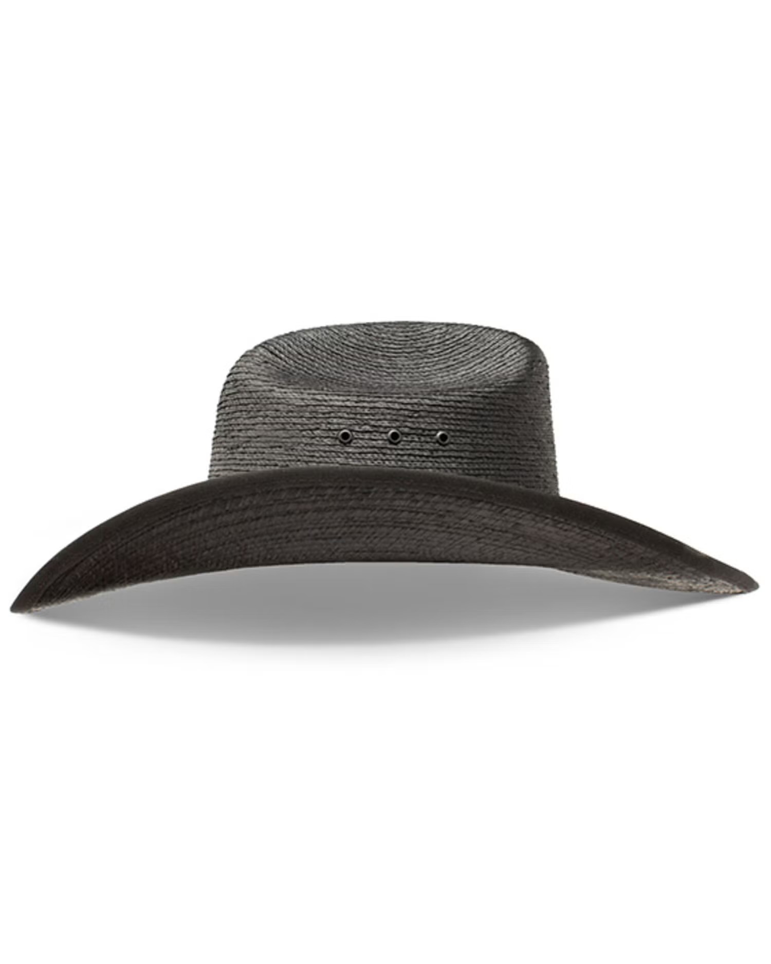 Palm Leaf Cowboy Hat with Vented Crown and Cattleman Crease