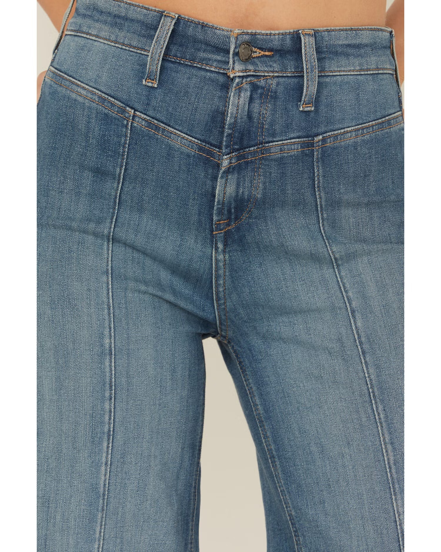 Women's Ultra High Rise Wide Leg Denim Jeans