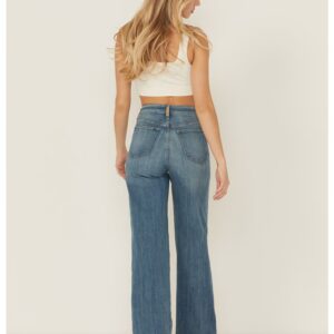 Women's Ultra High Rise Wide Leg Denim Jeans