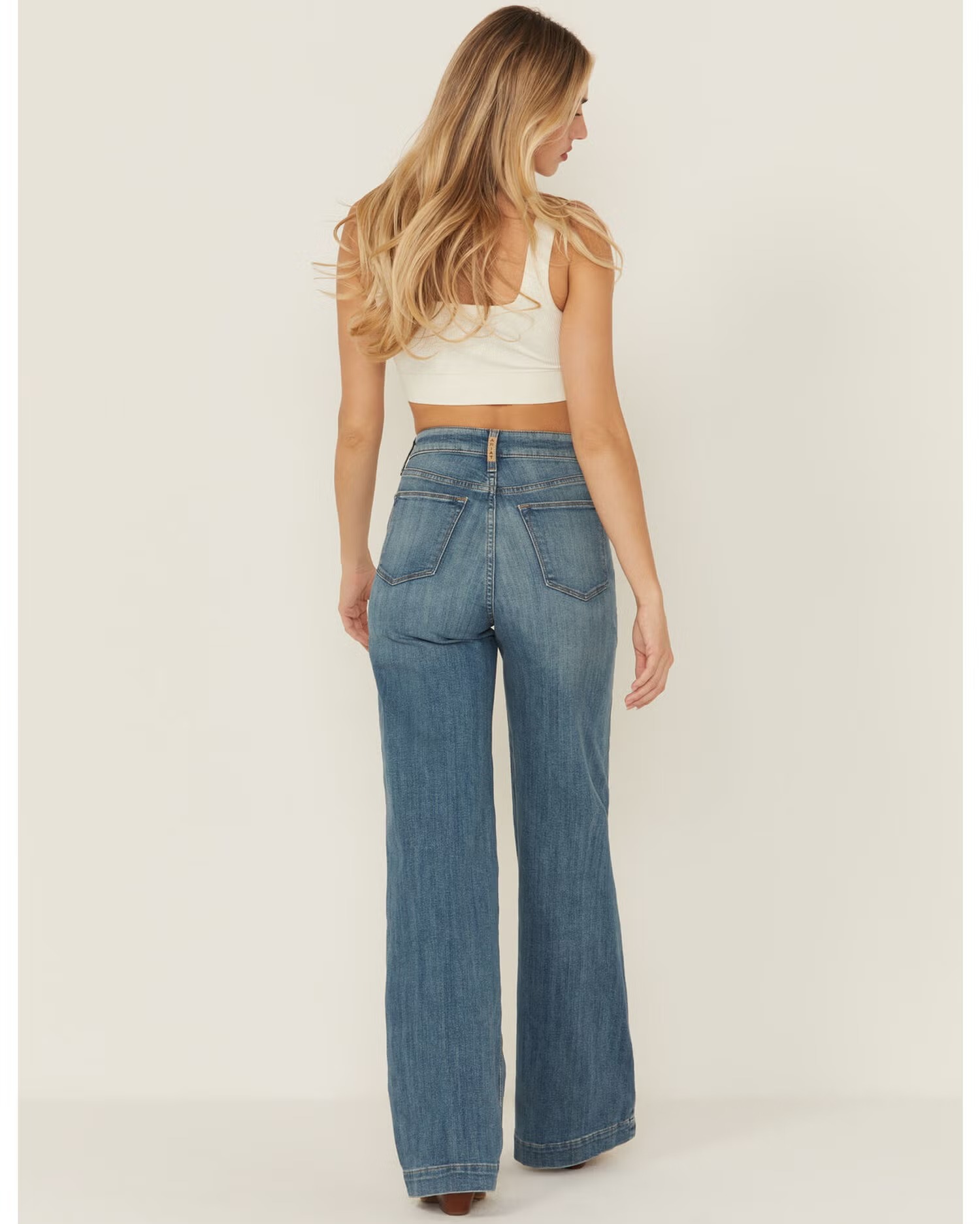 Women's Ultra High Rise Wide Leg Denim Jeans